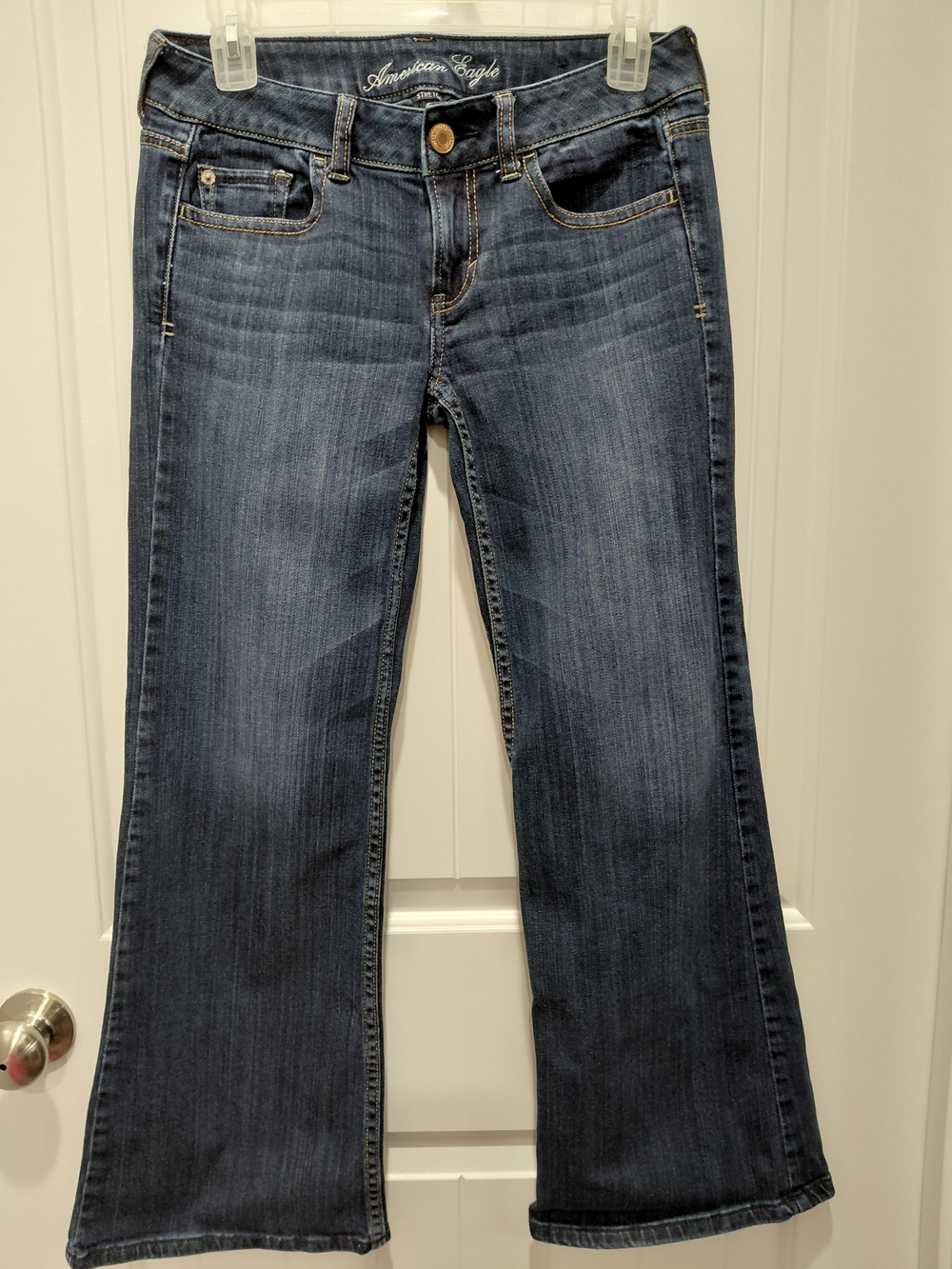 American Eagle Outfitters Medium Dark Blue Bootcut Jeans #2039